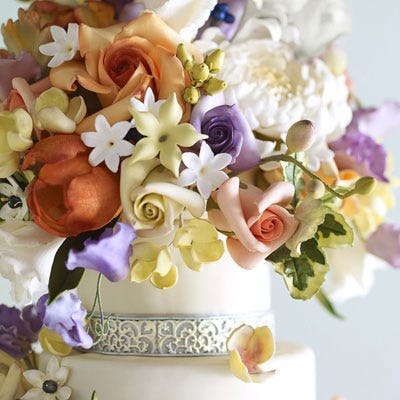Ron Ben-Israel's Vanilla Cake with Pistachio and Apricot Buttercreams
