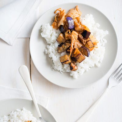 <p>Spicy kimchi adds a nice kick of crunch and spice to this simple seared eggplant side dish.</p>
<p><strong>Recipe:</strong> <a href="http://gogonow.org/recipefinder/seared-eggplant-kimchi-stir-fry-recipe-fw0214%22%3E%3Cstrong%3ESeared Eggplant and Kimchi Stir-Fry</strong></a></p>
