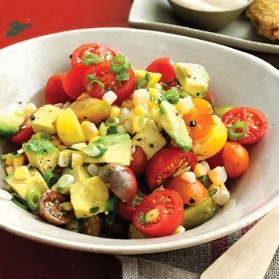 Tomato, Corn, and Avocado Salad Recipe