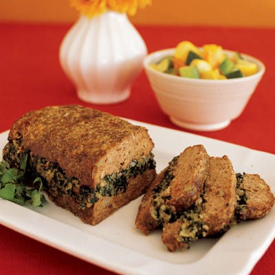 <p>This creative take on the classic meatloaf is filled with a creamy spinach mixture that's full of flavor.</p>
<p><b>Recipe: <a href="http://gogonow.org/recipefinder/layered-creamed-spinach-meatloaf-1399%22%3ELayered Creamed-Spinach Meatloaf</a></b></p>