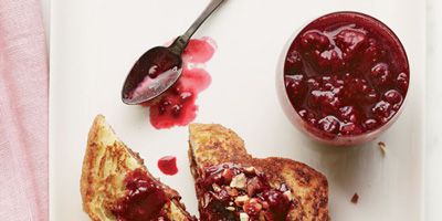 <p>This fluffy, nutty breakfast is a playful, delicious mash-up of French toast and PB and J. Instead of peanut butter, it's made with almond butter.</p>
<p><b>Recipe: <a href="http://www.delish.com/recipefinder/almond-butter-jelly-french-toast-recipe-fw0113">Almond-Butter-and-Jelly French Toast</a></b></p>
