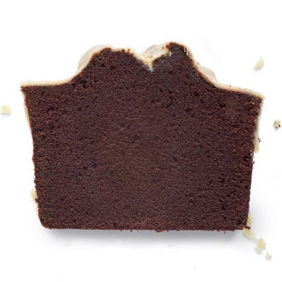 Chocolate Pound Cake with Peanut Butter Glaze