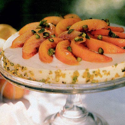 <p>A luscious cheesecake with all the satisfaction of a baked one, without turning on the oven. We used ripe peaches, nectar, and preserves for triple-good peach flavor.</p>
<p><strong>Recipe:</strong> <a href="http://gogonow.org/recipefinder/no-bake-peaches-cream-cheesecake-1935%22 target="_blank"><strong>No-Bake Peaches and Cream Cheesecake</strong></a></p>


