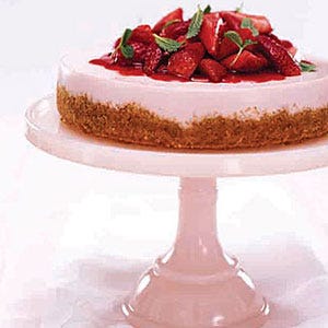 <p>This pink-hued creation makes an especially graceful presentation. The no-bake recipe makes it so easy.</p>
<p><strong>Recipe:</strong> <a href="http://gogonow.org/recipefinder/no-bake-strawberry-cheesecake-recipe-121720%22 target="_blank"><strong>No-Bake Strawberry Cheesecake</strong></a></p>
