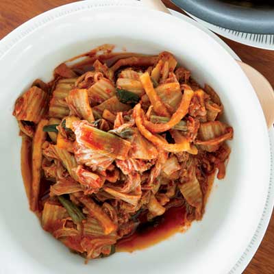 traditional napa cabbage kimchi