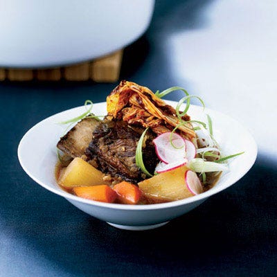 <p>This beef stew is hearty, soothing, and packed with flavor. Adding caramelized kimchi as a condiment makes it even more delicious.</p>
<p><strong>Recipe:</strong> <a href="http://gogonow.org/recipefinder/short-rib-stew-caramelized-kimchi-recipe-fw0213%22 target="_blank"><strong>Short Rib Stew with Caramelized Kimchi</strong></a></p>






