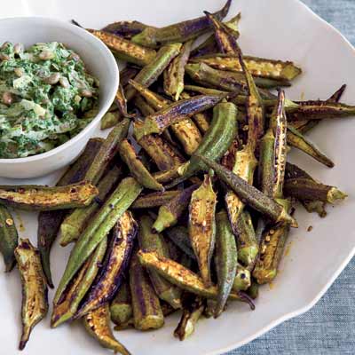 Skillet-Roasted Spiced Okra
