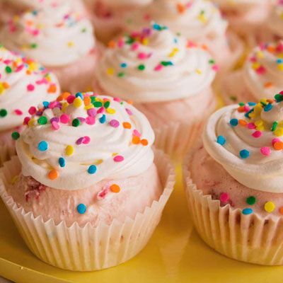 <p>These cute cupcakes couldn't be simpler, and they're perfect for a kid's birthday party (even if the "kid" is in her 30s). You can vary the flavors as you like, using different cake and/or ice cream.<br /><br /> <b>From:</b> <i>You Made That Dessert? Create Fabulous Treats, Even if You Can Barely Boil Water</i> ©2009 by Beth Lipton. <a href="http://search.barnesandnoble.com/You-Made-That-Dessert/Beth-Lipton/e/9780762750085/?itm=1&USRI=You+Made+That+Dessert" target="_blank">Buy the book</a></p>

<p><strong>Recipe:</strong> <a href="http://www.delish.com/recipefinder/strawberry-ice-cream-cupcakes-recipe"><strong>Strawberry Ice Cream Cupcakes</strong></a></p>


