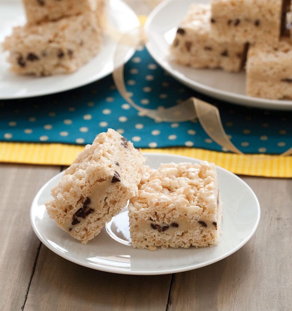 <p>Too many adults don't realize that their five-year-old selves were on to something: crispy treats truly are magical. Adults and kids alike can appreciate this whimsical variation on the classic, with its cookie dough swirls and chocolate chip freckles. It's a treat no matter what your age.</p>
<p><strong>Recipe:</strong> <a href="http://gogonow.org/recipefinder/cookie-dough-crispy-treats-recipe-del0514%22%3E%3Cstrong%3ECookie Dough Crispy Treats</strong></a></p>