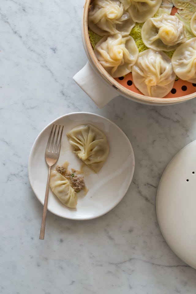 <p>Pork, ginger, and a dash of soy wrapped up in dumplings that will melt in your mouth. That's comfort food you'll want to eat all the time.</p>
<p><strong>Get the recipe from <a href="http://www.spoonforkbacon.com/2014/06/shanghai-soup-dumplings/" target="_blank">Spoon Fork Bacon</a>.</strong></p>