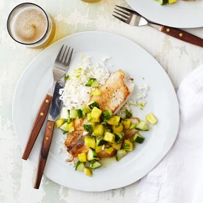 <p>Add a little lean brightness to dinner with this piquant dish, featuring a gingery-lime relish that's sure to become part of your weekly rotation.</p>
<p><strong>Recipe: <a href="http://www.delish.com/recipefinder/seared-tilapia-with-pineapple-and-cucumber-relish-recipe" target="_blank">Seared Tilapia with Pineapple and Cucumber Relish Recipe</a></strong></p>