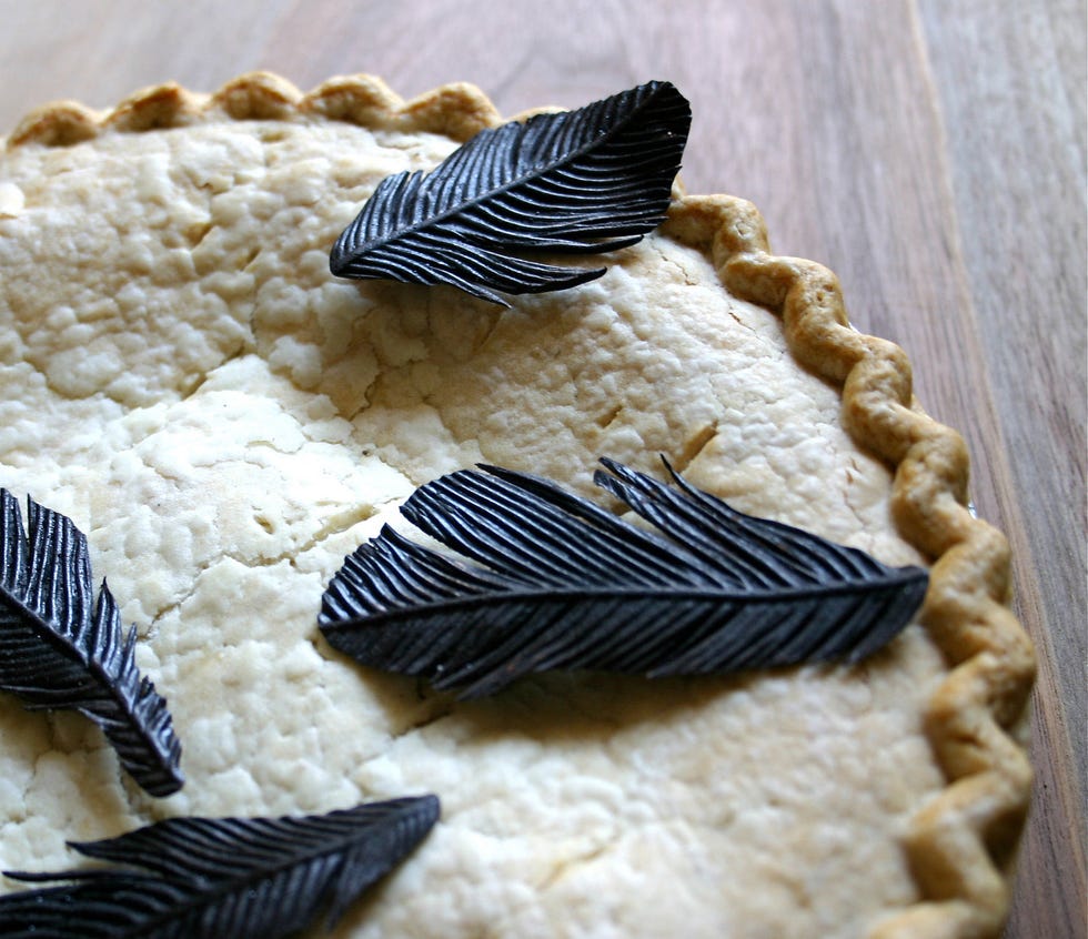 Black Chocolate Feathers