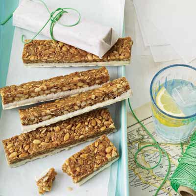 Sticky Oat-and-Pine-Nut Bars