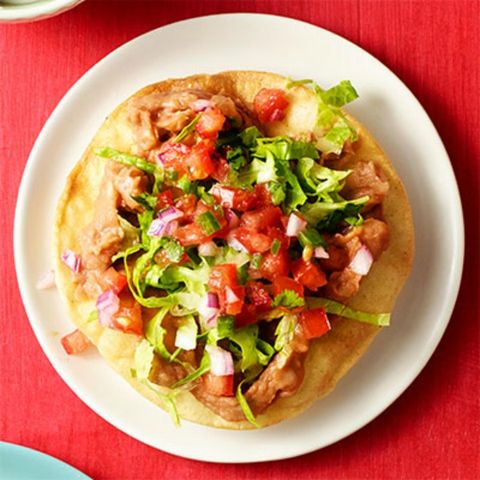 <p>This is a vegetarian take on a delicious Mexican favorite that you can easily enjoy any night of the week.
</p>
<p><strong>Recipe:</strong> <a href="http://www.delish.com/recipefinder/refried-bean-tostadas-pico-de-gallo-recipe-wdy0514" target="_blank"><strong>Refried Bean Tostadas with Pico De Gallo</strong></a></p>

