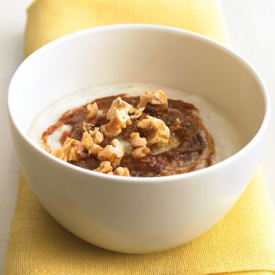 <p>This hot and hearty cereal is ready in just 5 minutes flat, but it will keep everyone full and focused until lunch. A small portion of heart-healthy walnuts adds even more flavor. </p>
<p><strong>Recipe: <a href="http://www.delish.com/recipefinder/hot-cereal-apple-butter-walnuts-recipe-mslo0814" target="_blank">Hot Cereal with Apple Butter and Walnuts</a></strong></p>