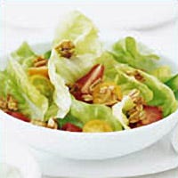Green Salad with Garlic Crunch