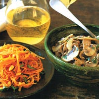 Carrots with Pine Nuts and Basil
