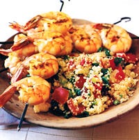 Grilled Shrimp with Couscous Salad