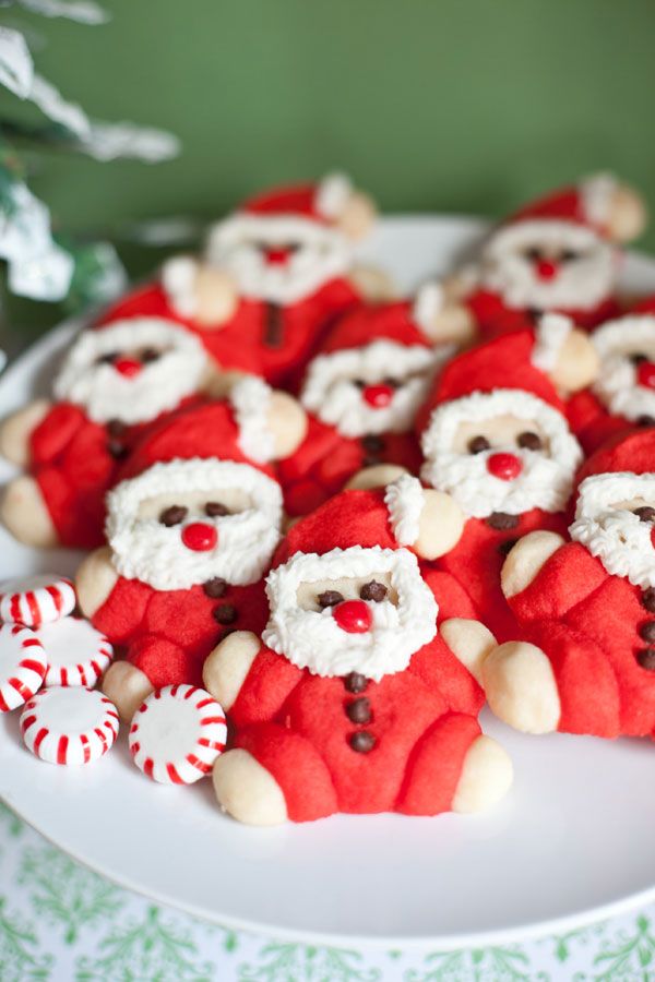 Santa Claus Desserts - Decorated Christmas Desserts