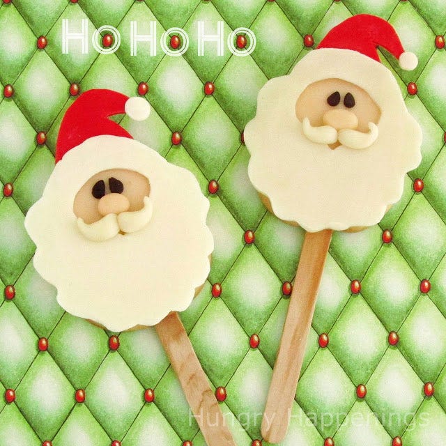 Santa Claus Cookie Pops