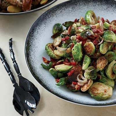 Caramelized Brussels Sprouts with Pancetta