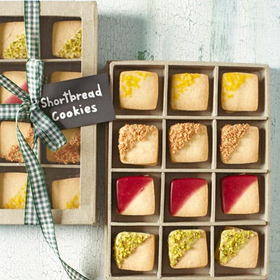 <p>A basic shortbread is a must-have holiday recipe. Here, the cookies get dressed up in a variety of colorful and tasty glazes, making them perfect for gifting.</p>
<p><b>Recipe:</b> <a href="http://gogonow.org/recipefinder/shortbread-cookies-recipe-clv1212%22 target="_blank"><b>Shortbread Cookies</b></a></p>