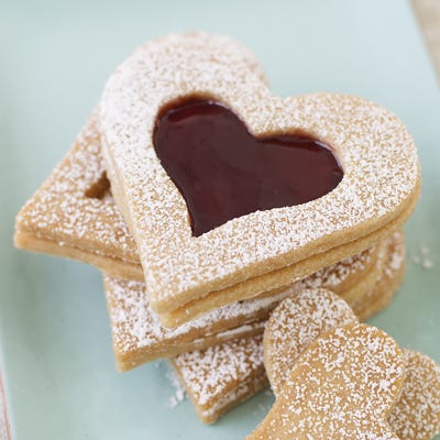<p>These jam-filled cookies will melt hearts and resolve as they beckon with buttery vanilla goodness.</p>
<p><b>Recipe:</b> <a href="http://gogonow.org/recipefinder/vanilla-shortbread-hearts%22 target="_blank"><b>Vanilla Shortbread Hearts</b></a></p>