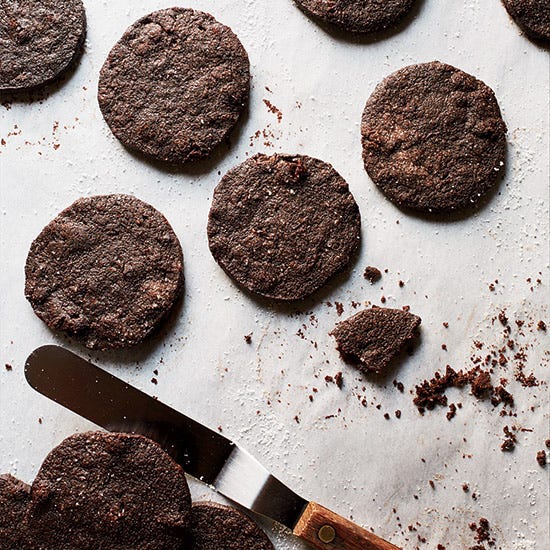 <p>These addictive shortbread cookies from pastry chef Umber Ahmad are chocolaty and buttery, and studded with chewy bits of dried cherries. Their secret ingredient: grated lime zest, which adds a subtle flavor.</p>
<p><b>Recipe:</b> <a href="http://gogonow.org/recipefinder/dark-chocolate-cherry-shortbreads-recipe-fw0514%22target=%22_blank%22%3E%3Cb%3EDark Chocolate Cherry Shortbreads</b></a></p>