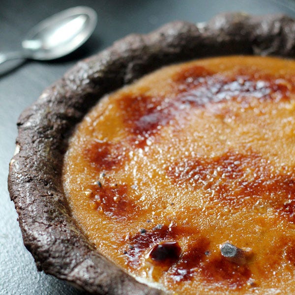 <p>This extra creamy take on lasagna is sure to please the whole family.</p> <p><strong>Get the recipe from <a href="http://joanne-eatswellwithothers.com/2013/11/maple-bourbon-pumpkin-pie-pieweek.html" target="_blank">Eats Well With Others</a>.</strong></p>