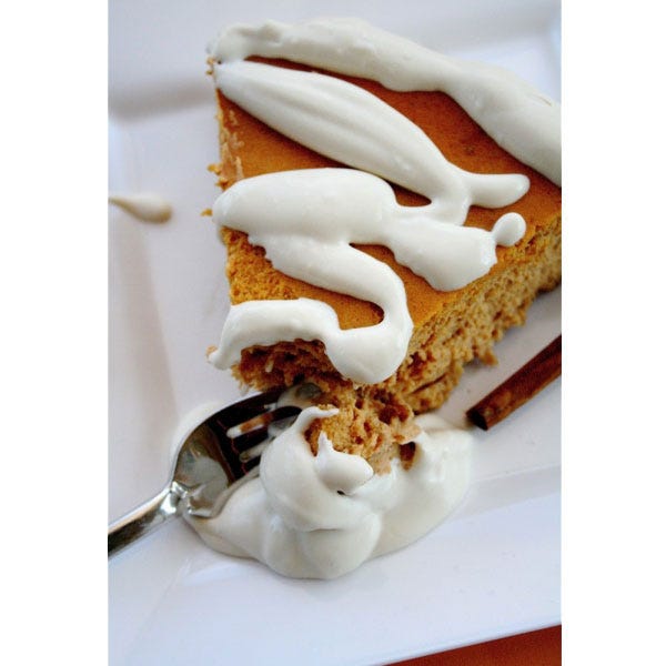 <p>This extra creamy take on lasagna is sure to please the whole family.</p> <p><strong>Get the recipe from <a href="http://www.thecurvycarrot.com/2010/11/21/spiced-pumpkin-cheesecake-with-brown-sugar-bourbon-cream/" target="_blank">The Curvy Carrot</a>.</strong></p>