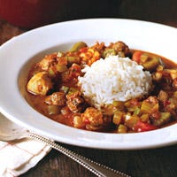 Chicken and Smoked-Sausage Gumbo