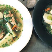 Poached-Chicken Soup