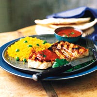 Grilled Swordfish with Charmoula