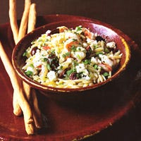 Shrimp-and-Orzo Salad with Greek Flavors