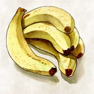 Dulce de Leche Roasted Banana Split