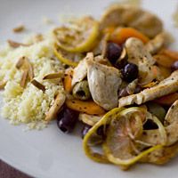 Chicken With Carrots and Olives