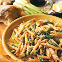 Penne with Roasted Asparagus and Balsamic Butter