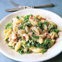 Pasta Shells with Shrimp and Garlicky Bread Crumbs