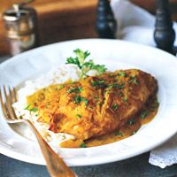 Chicken with Banana Curry Sauce
