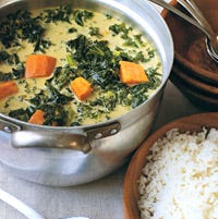 Island Kale and Sweet-Potato Soup