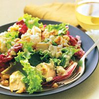 Chicken Salad with Walnuts and Roquefort Dressing