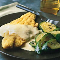 SautÃ©ed Catfish with Mustard Sauce