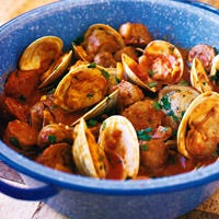Cataplana Stew with Sausage and Clams