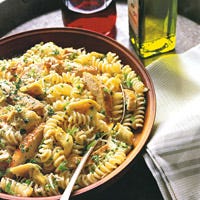 Grilled-Chicken Pasta Salad with Artichoke Hearts