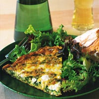 Spinach, Feta and Tarragon Frittata