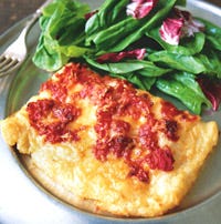 Potato Pie with Tomato and Fontina