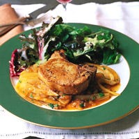 Pork Chops with Marsala and Fennel