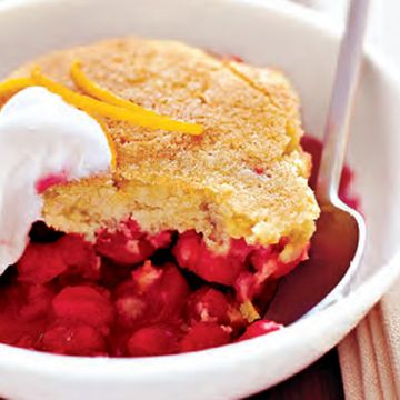 We can't think of a better way to finish off Christmas dinner than with a classic cobbler recipe. Best when served warm, the cranberries are sprinkled with a hint of orange and finished off with a crumb topping. While this dish may be traditional, all it takes is one bite to realize this isn't your ordinary cobbler, that's for sure!<p><br /><b>Recipe:</b> <a href="/recipefinder/cranberry-cobbler-dessert-recipes" target="_blank">Cranberry Cobbler</a></p>