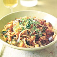 Linguine with Ratatouille Sauce