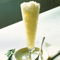Lemon and Rosemary Granita